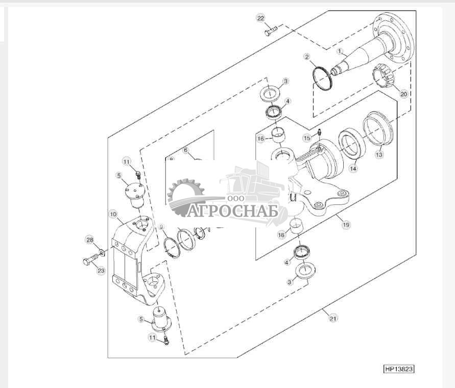Rear Axle Spindles (Heavy Duty) 